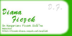 diana ficzek business card